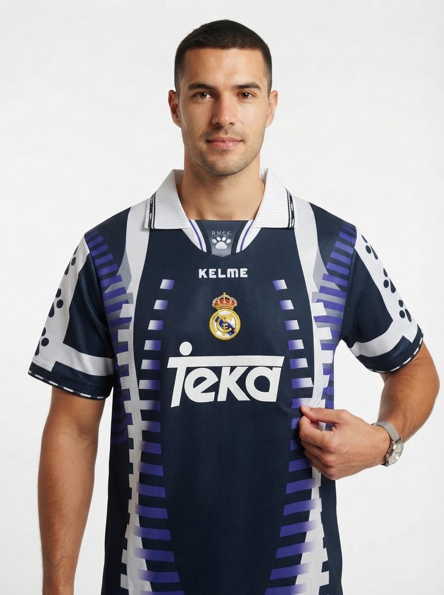 Real Madrid 97/98 II Away Jersey - Retro Version