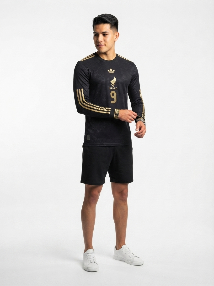 Mexico Raúl Jiménez 2025 Special Edition Long Sleeve Authentic Player [Slim Fit] Player Third Jersey by