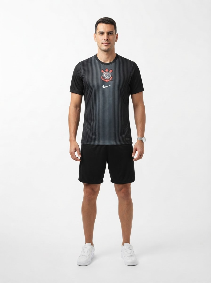 Corinthians 2025/26 Black goalkeeper Jersey