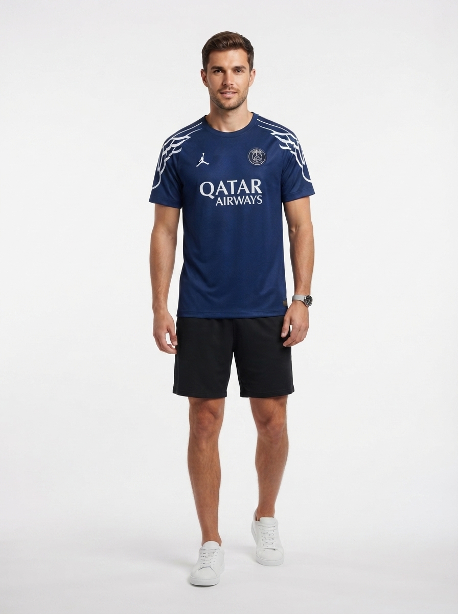 Paris Saint-Germain (PSG) 25/26 Training Jersey - Navy Blue - Fan Version