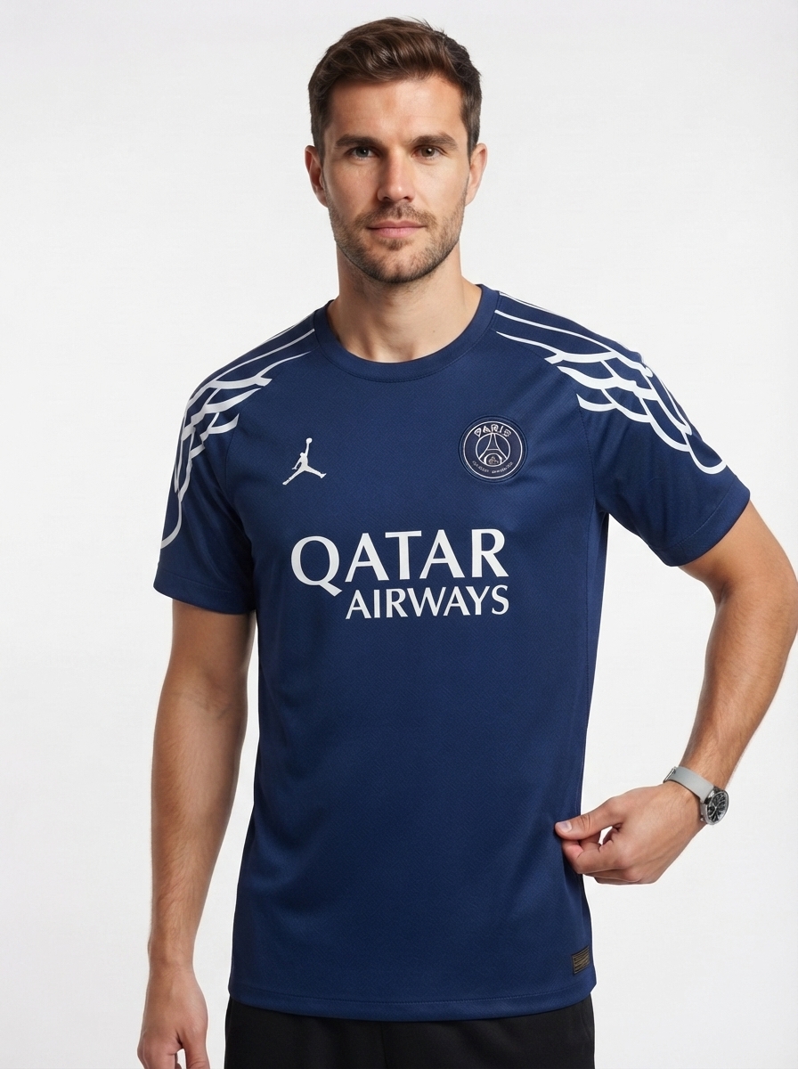 Paris Saint-Germain (PSG) 25/26 Training Jersey - Navy Blue - Fan Version