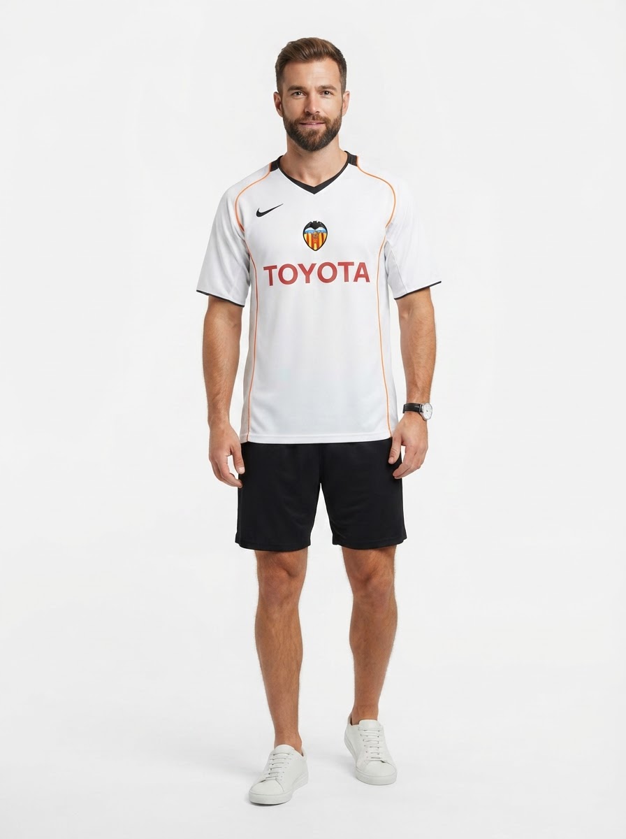 Valencia CF 2004/05 Home Retro Jersey
