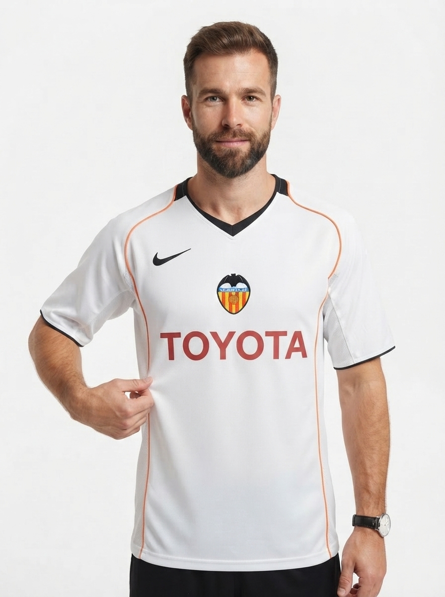 Valencia CF 2004/05 Home Retro Jersey
