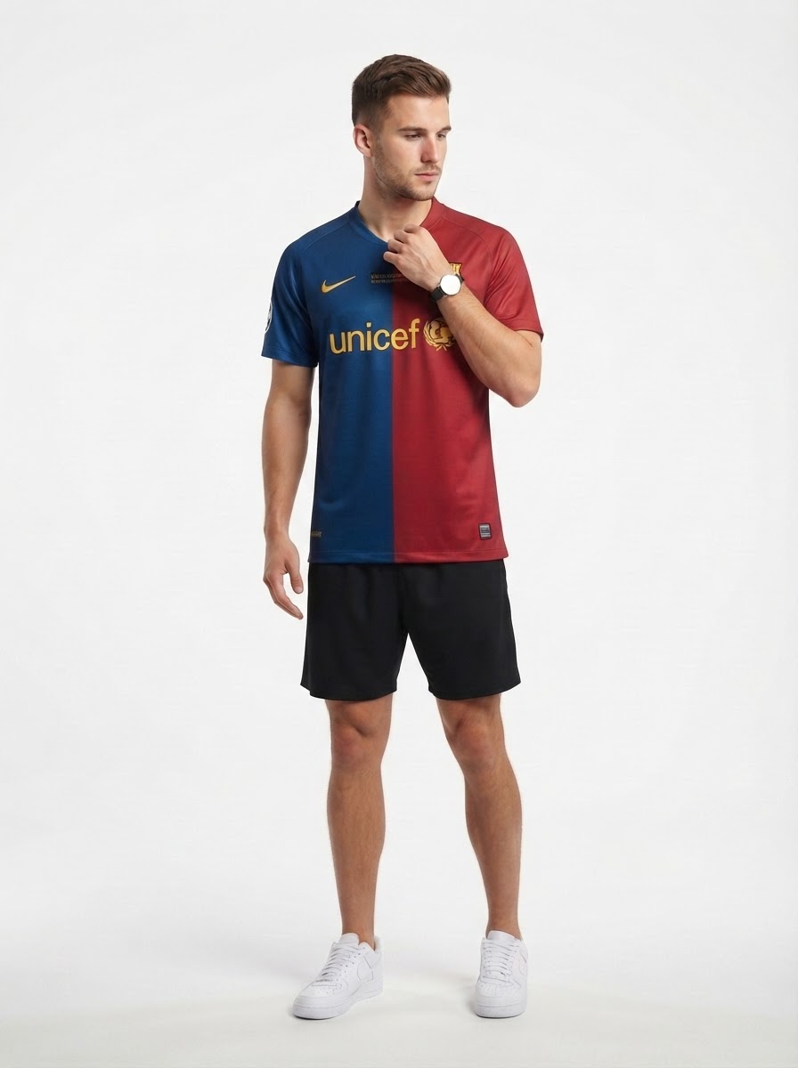 Barcelona 08/09 I Home Jersey - Retro Version