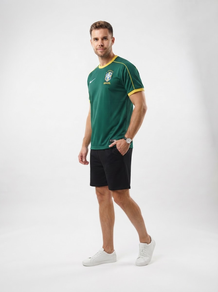 Jersey Brasil 1998 Goalkeeper Retro Man