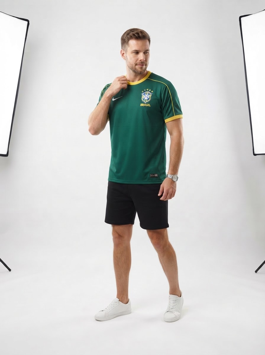 Jersey Brasil 1998 Goalkeeper Retro Man