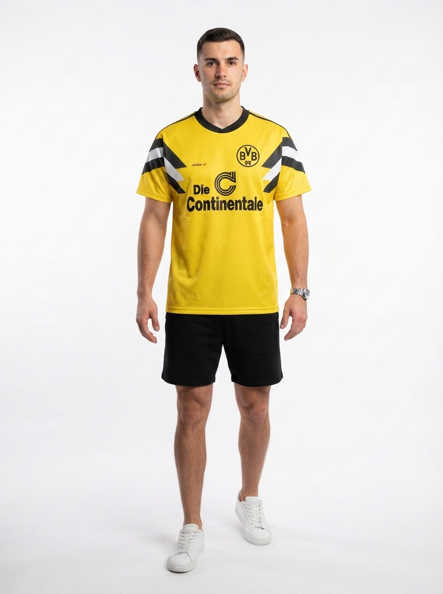 Borussia Dortmund 1989 I Home Jersey - Retro Version