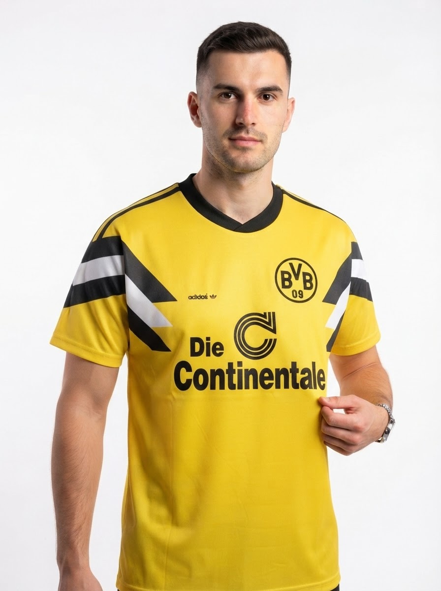 Borussia Dortmund 1989 I Home Jersey - Retro Version