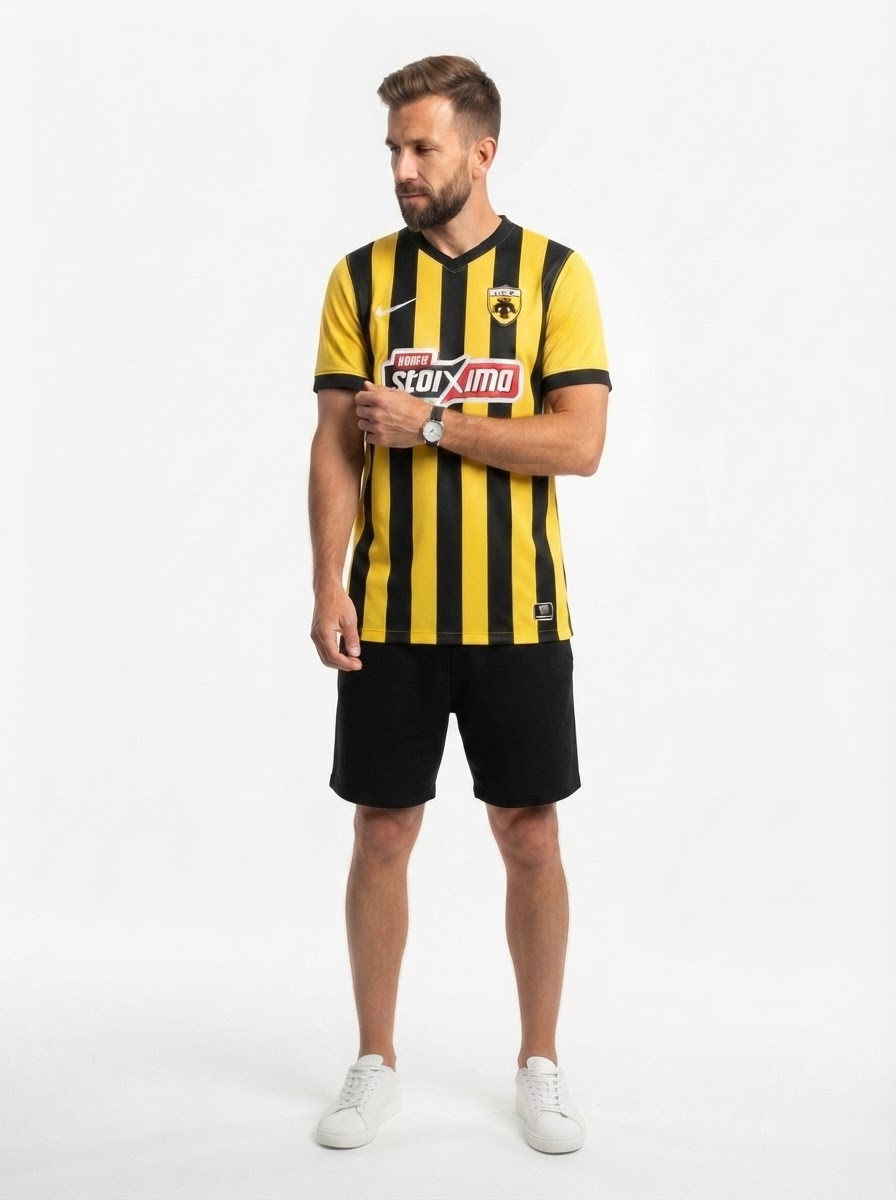 25/26 AEK Athens Home - Fan Version