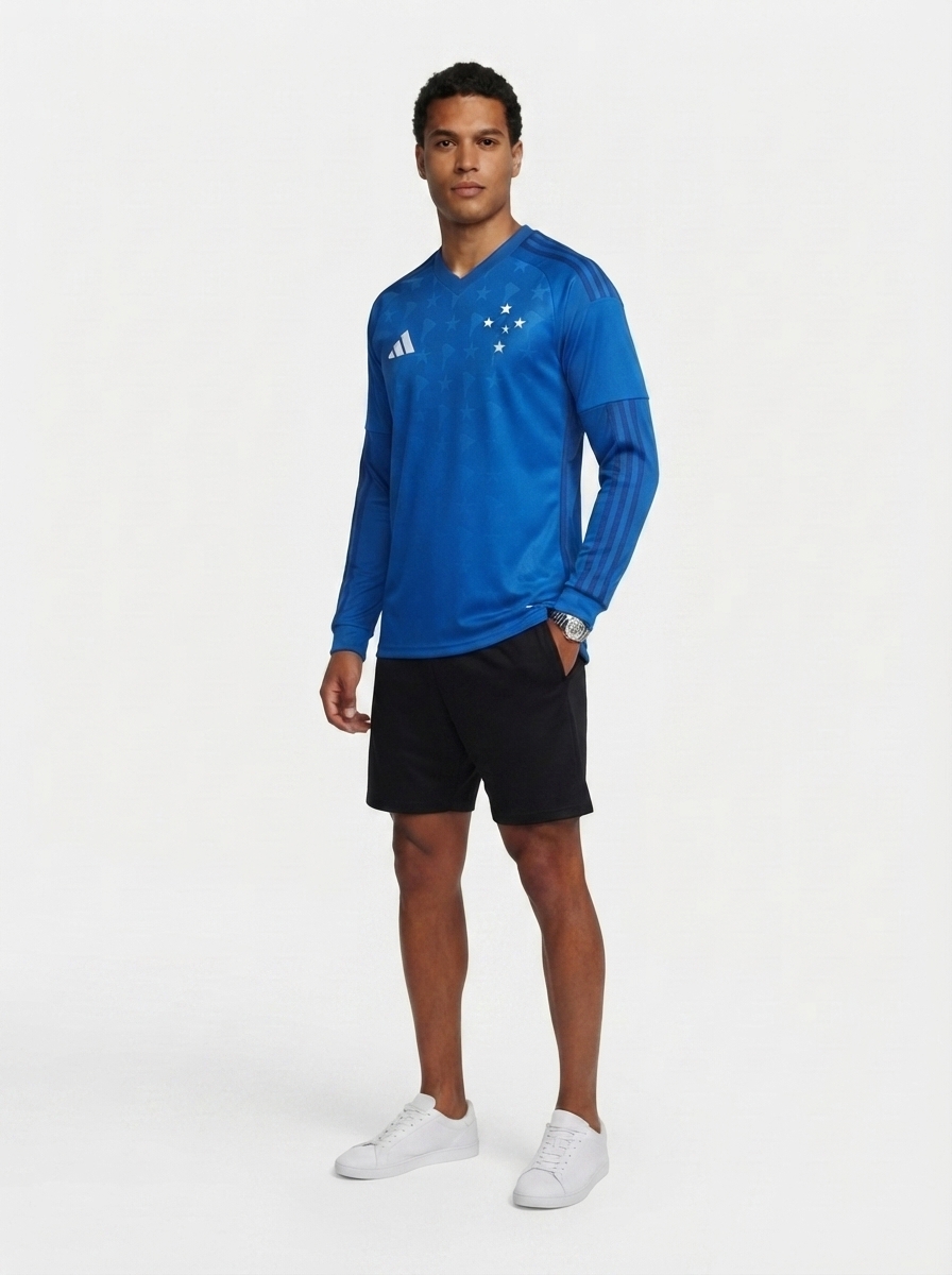 Cruzeiro I 26/27 Long Sleeve - Azul Royal - Fan Version