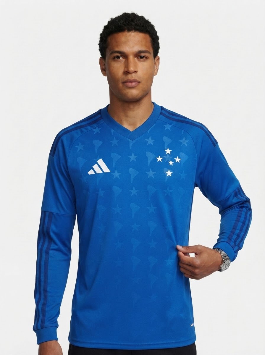 Cruzeiro I 26/27 Long Sleeve - Azul Royal - Fan Version
