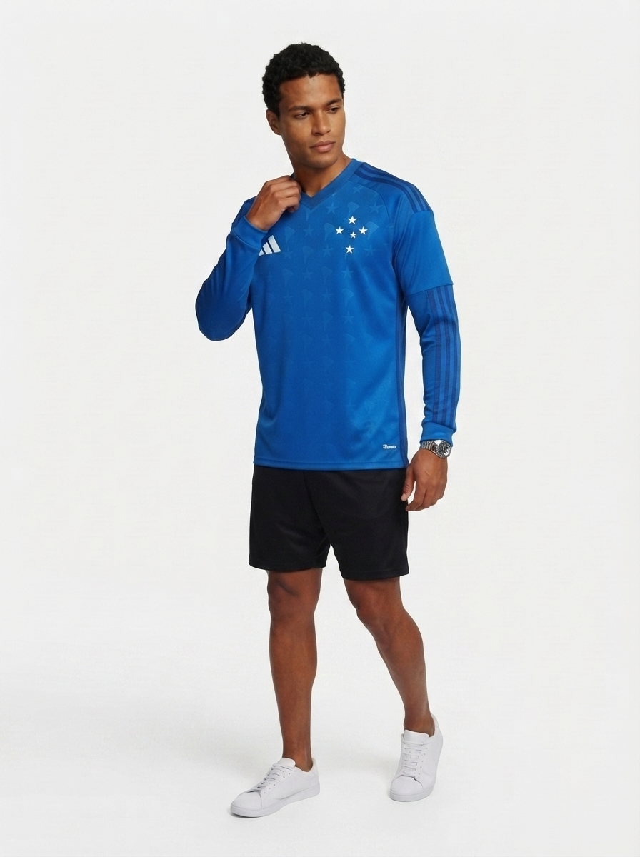 Cruzeiro I 26/27 Long Sleeve - Azul Royal - Fan Version