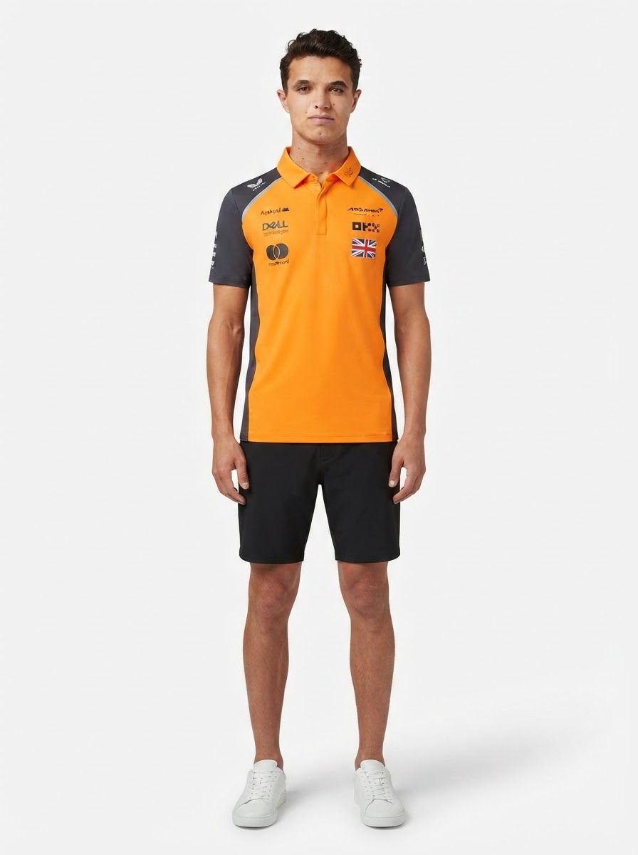 McLaren 2025 Team Lando Norris Polo Formula 1 F1 Formula One