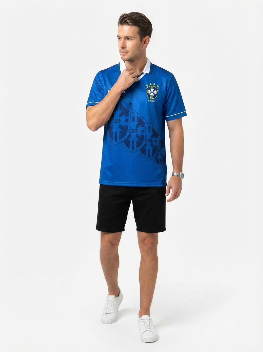 Retro 1994 Brazil Away Jersey