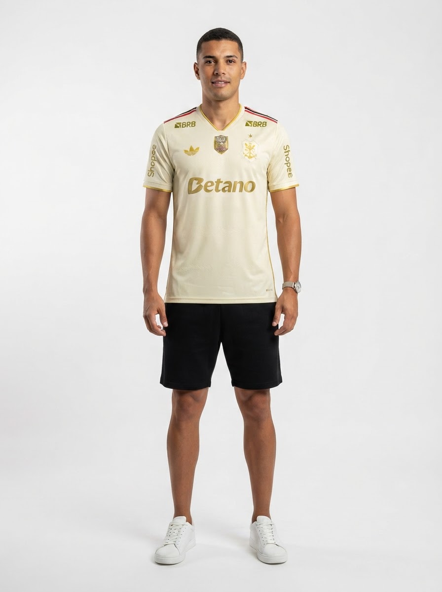 Manto Flamengo 2025/26 – Fan version All Sponsor Betano + Patch Copa do Brasil