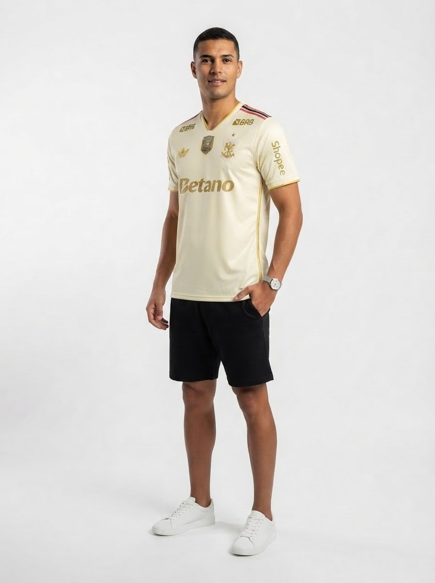 Manto Flamengo 2025/26 – Fan version All Sponsor Betano + Patch Copa do Brasil