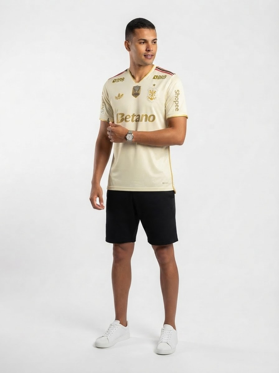 Manto Flamengo 2025/26 – Fan version All Sponsor Betano + Patch Copa do Brasil