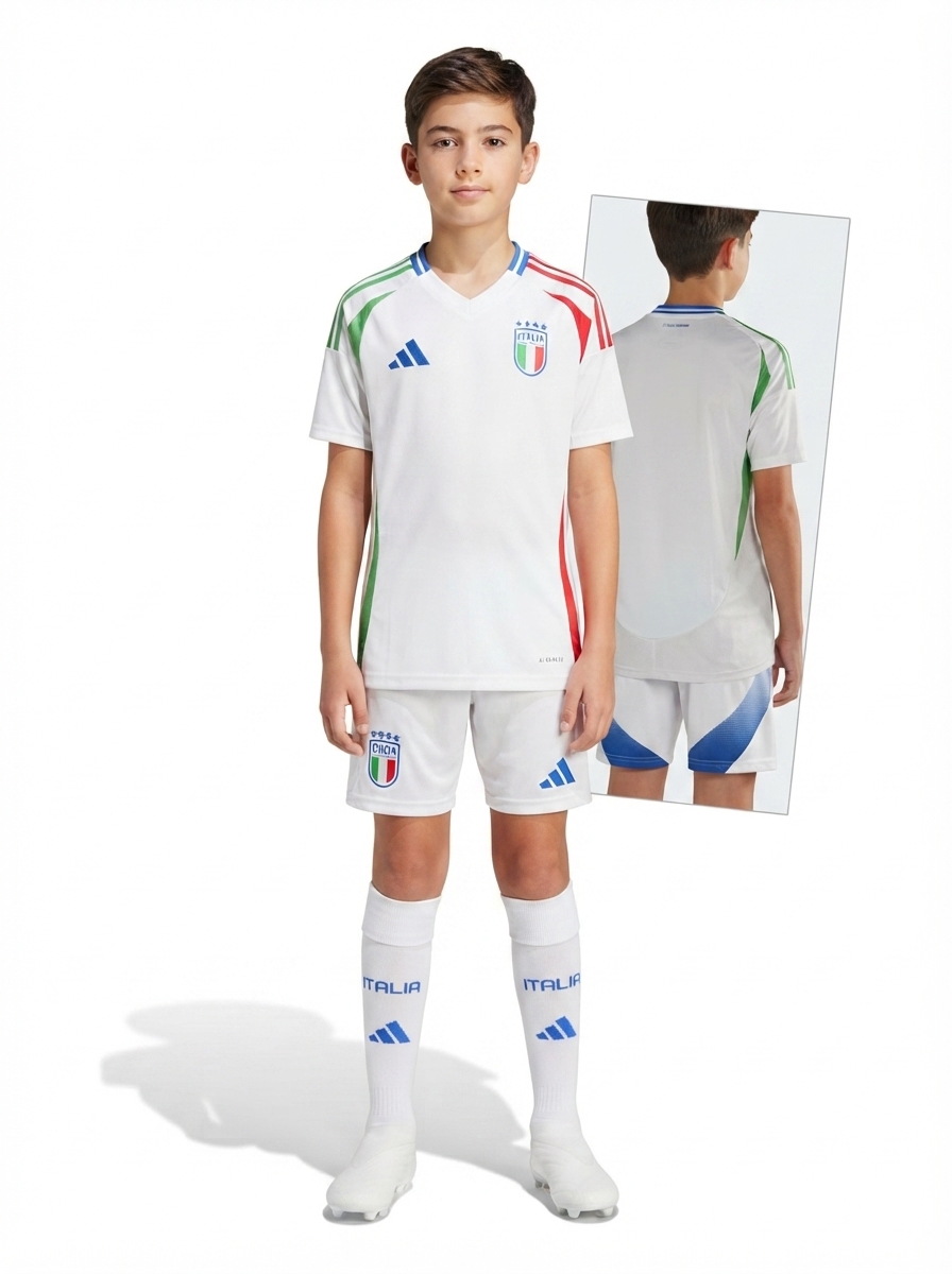 Kids KIT Italy Away Jersey 2024/25