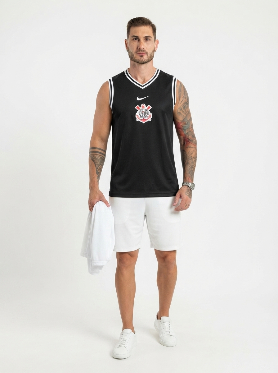 Corinthians 2026 Regata Vest Black