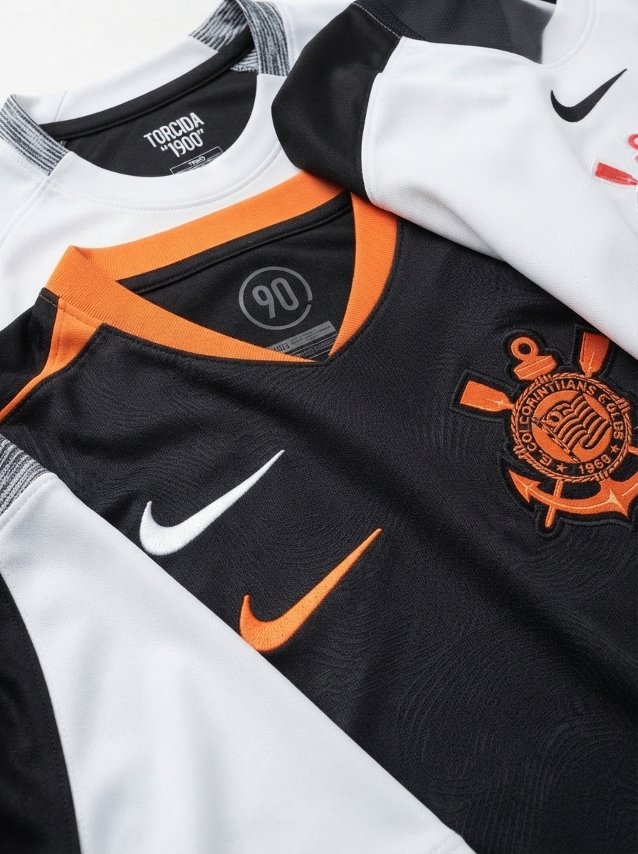 Corinthians Home, Away e Third 2025/26 - Kit 3 - Fan Version