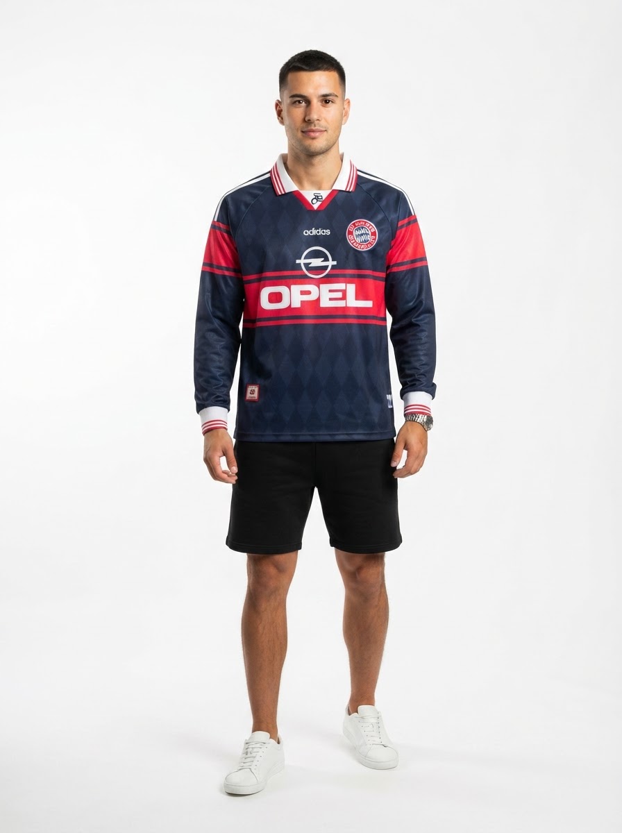 Bayern Munich 97/99 I Home Jersey - Long Sleeve Retro Version