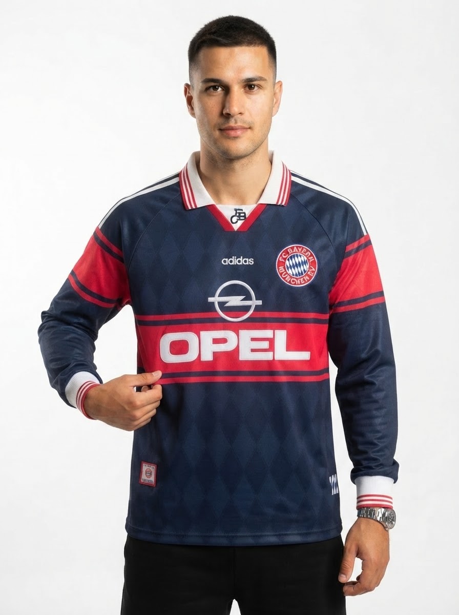 Bayern Munich 97/99 I Home Jersey - Long Sleeve Retro Version