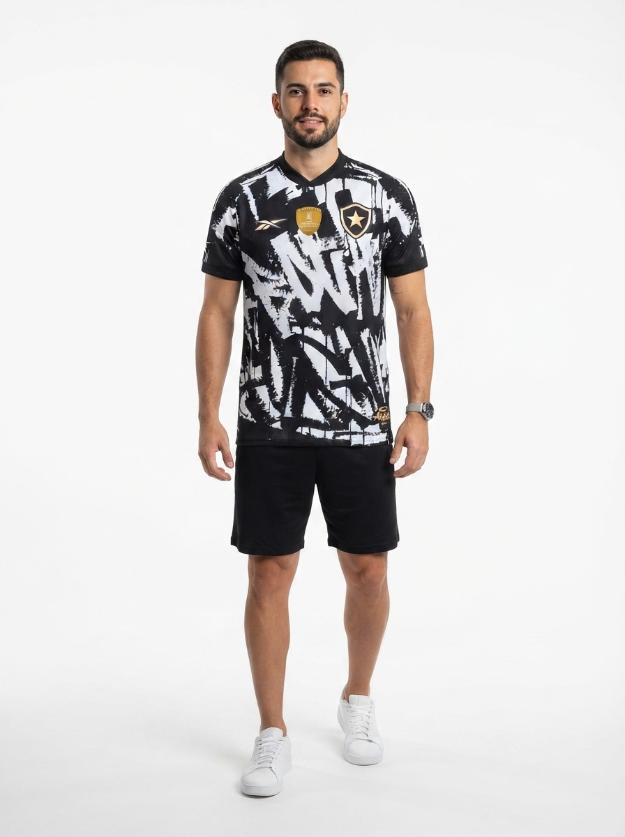 Jersey Botafogo 2025/26 IV - Patch Campeao Libertadores