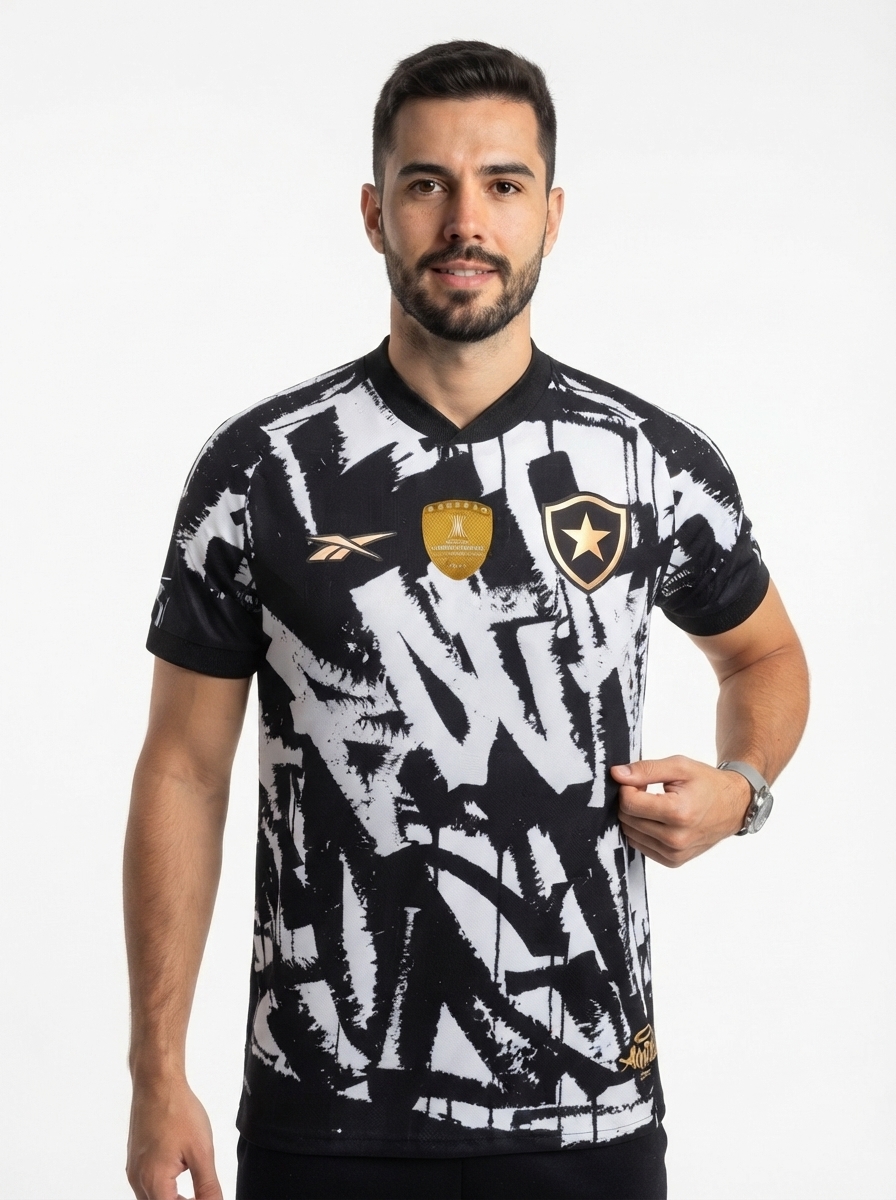 Jersey Botafogo 2025/26 IV - Patch Campeao Libertadores