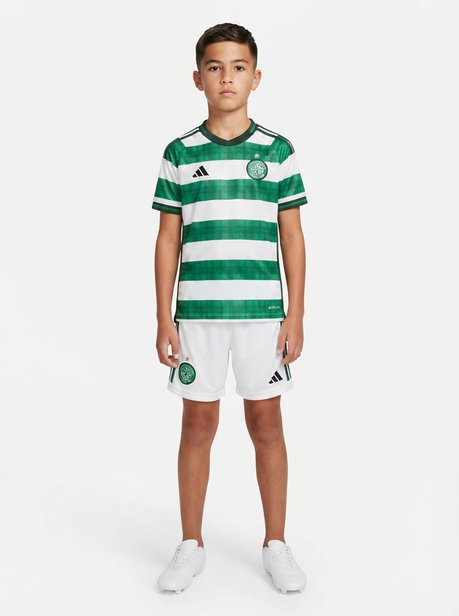 Celtic 2025/26 Home Kids Kit