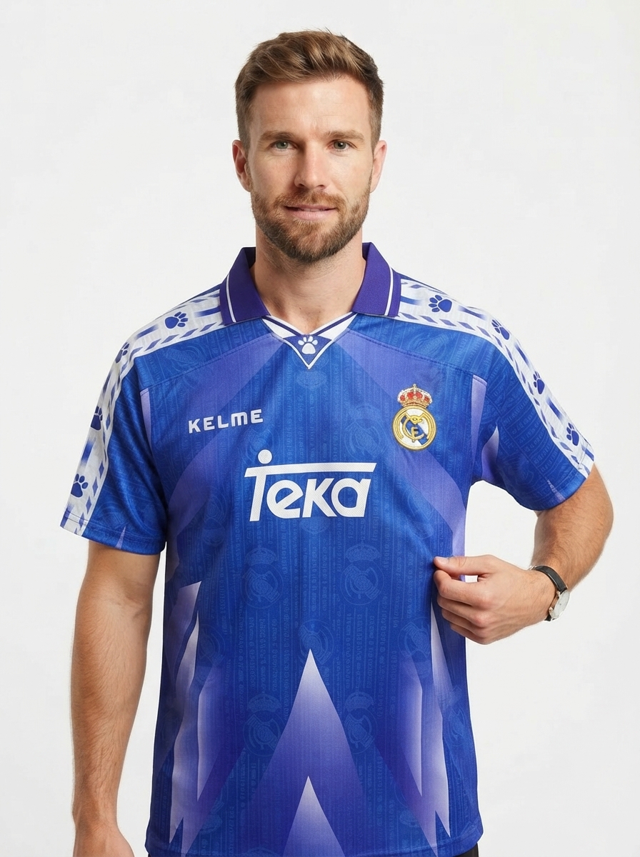 Real Madrid 96/97 II Away Jersey - Retro Version