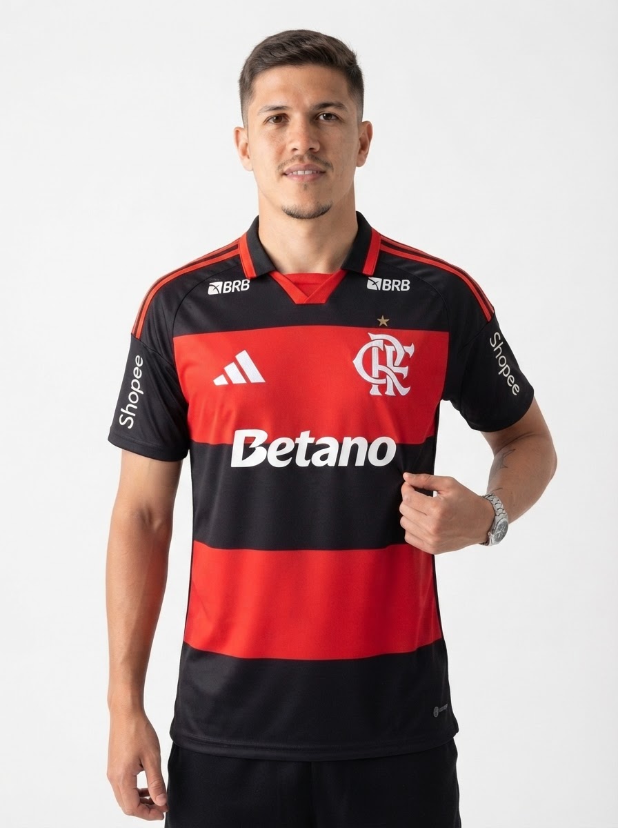 Flamengo 26/27 Home Jersey #DE ARRASCAETA - with Sponsors - Fan Version