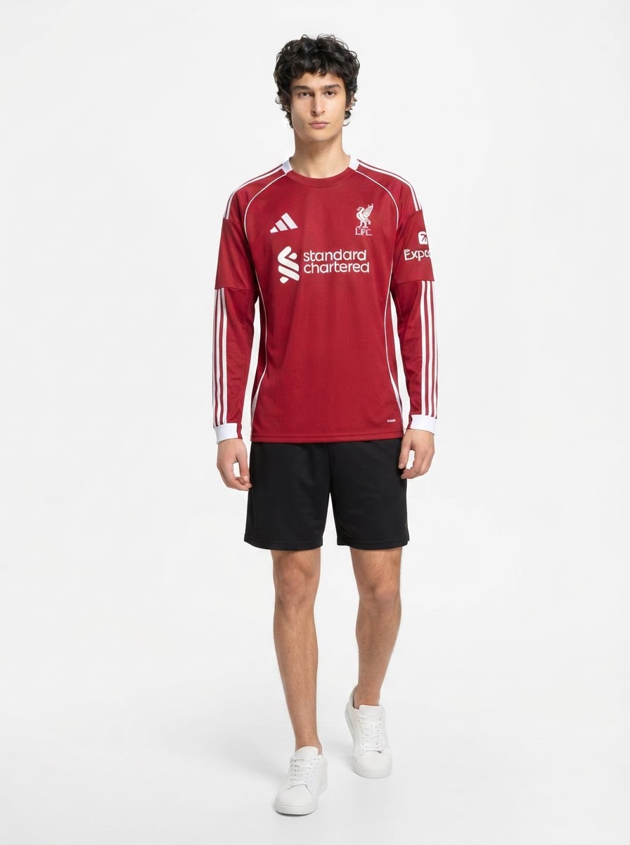 LIVERPOOL FC 25/26 LONG SLEEVE HOME JERSEY