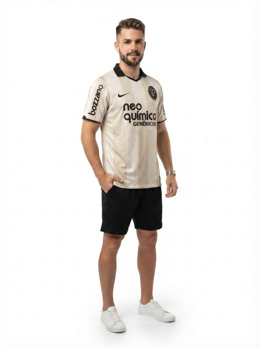Jersey Retrô Corinthians Centenário 2010