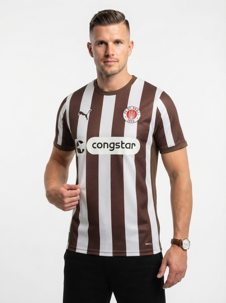 St. Pauli Home Fan Jersey 2025/26