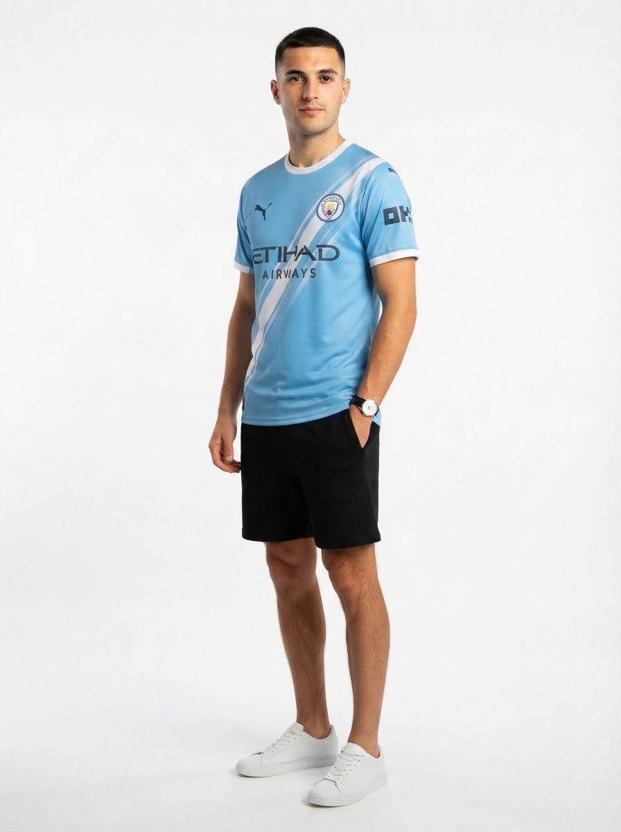 Manchester City Home Cherki 29 Fan Jersey 2025/26