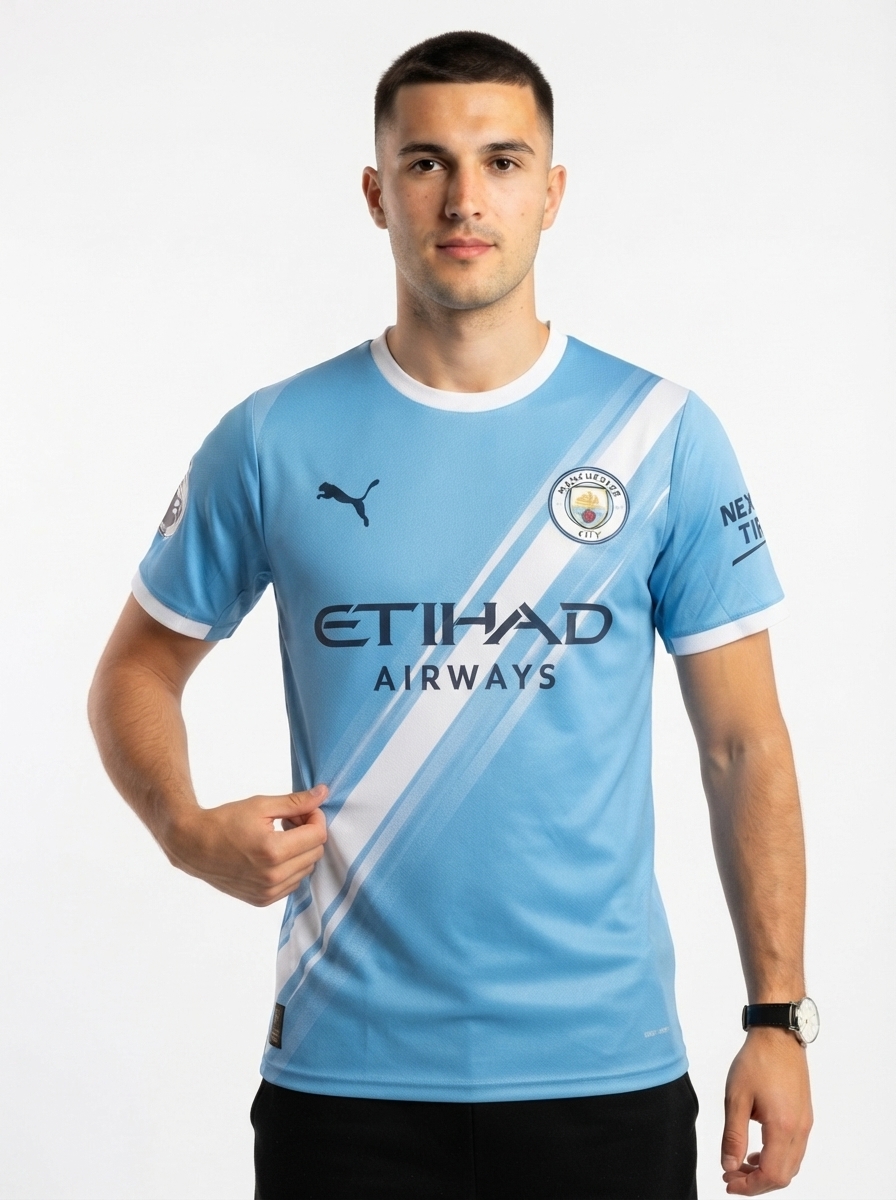 Manchester City Home Cherki 29 Fan Jersey 2025/26