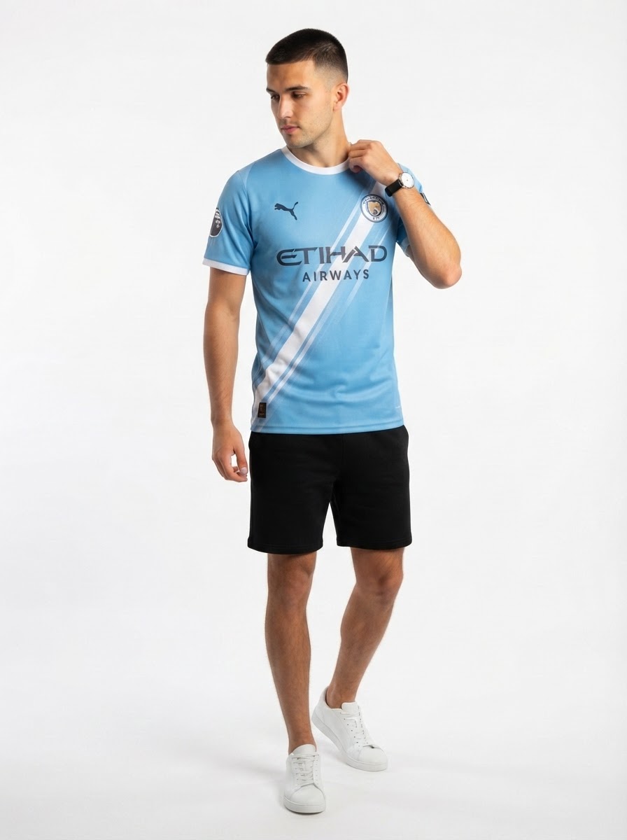 Manchester City Home Cherki 29 Fan Jersey 2025/26