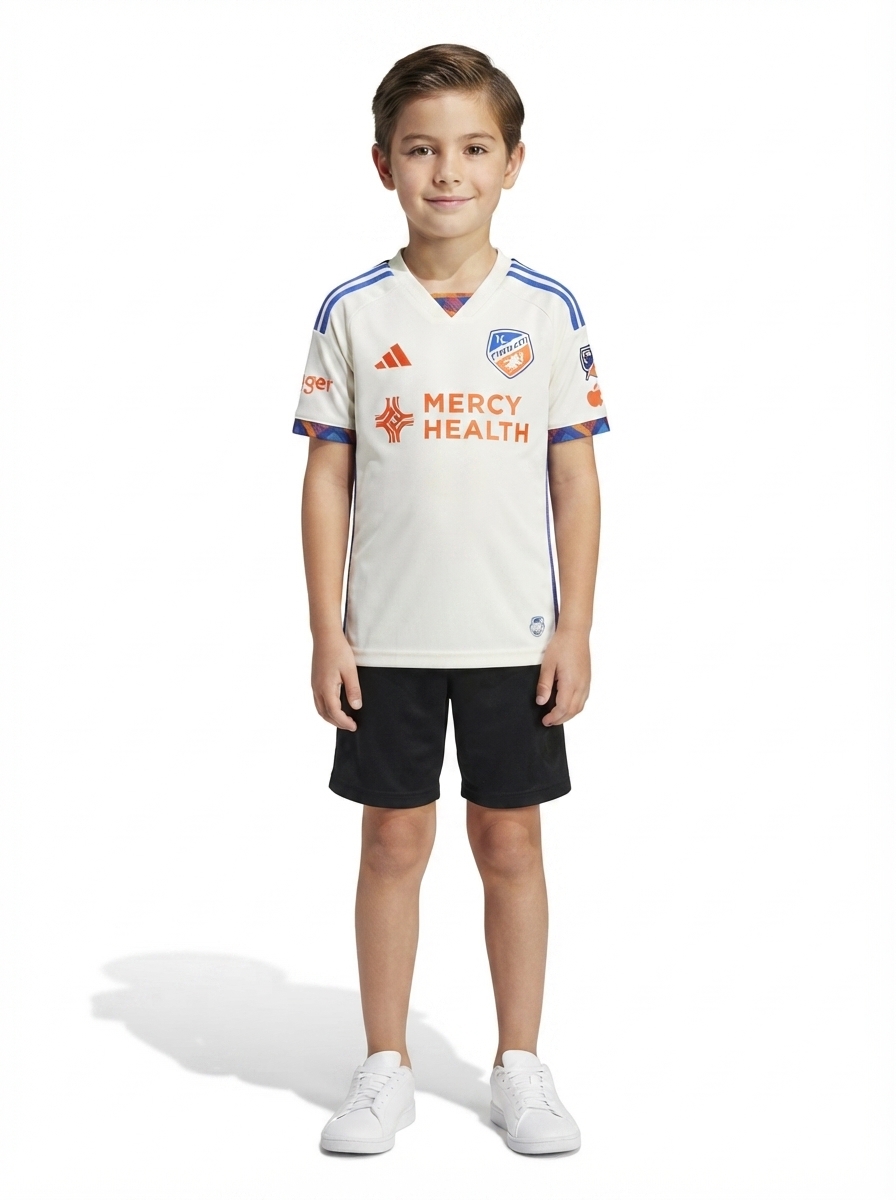 Kids Kit FC Cincinnati Away Fan Jersey 2025/26