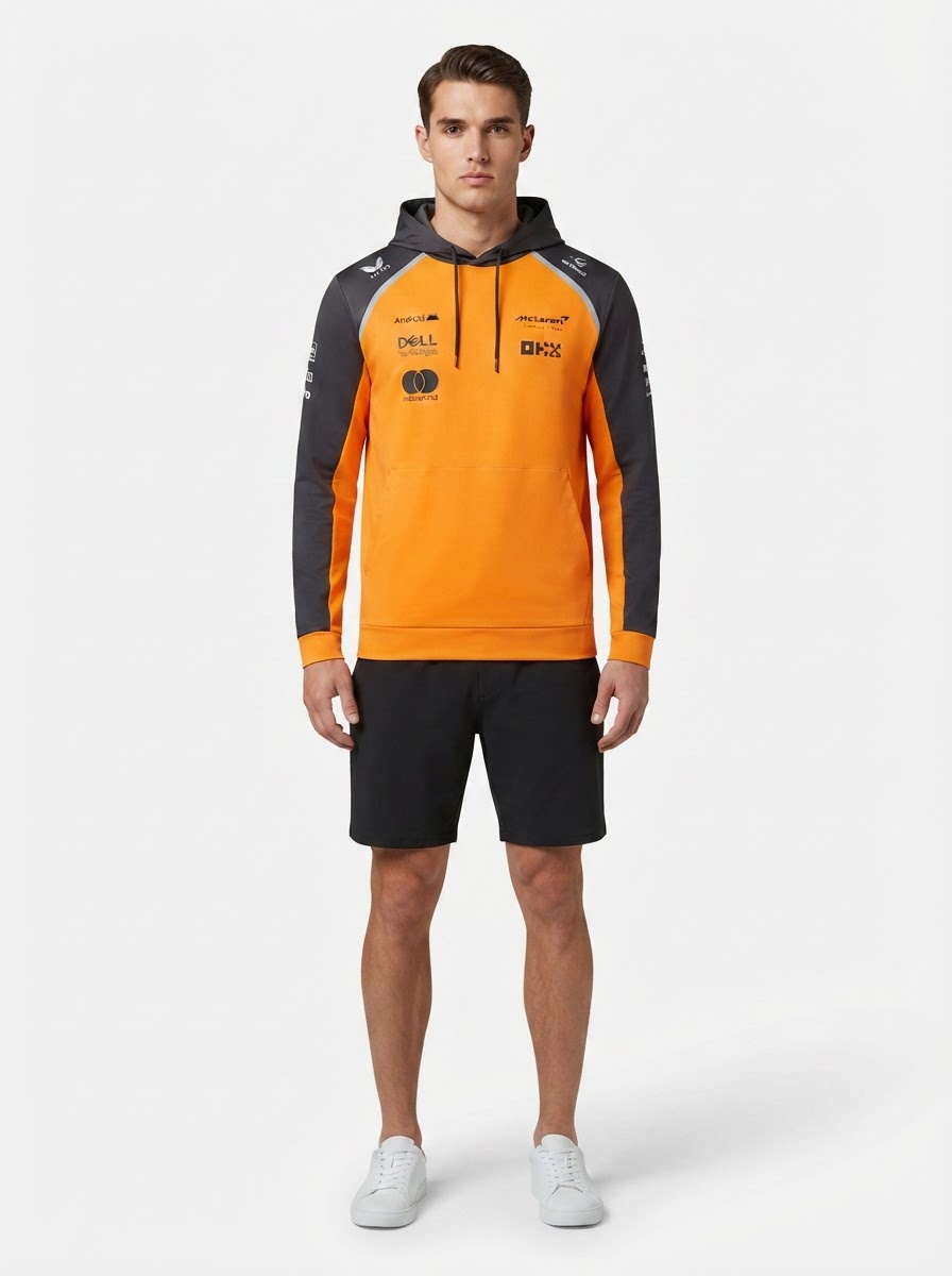 McLaren 2025 Team Hooded Sweat Jacket Formula 1 F1 Formula One