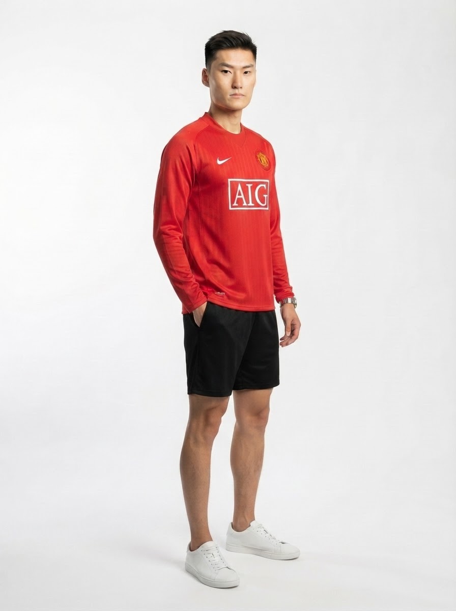 Jersey Retro Manchester United 2007/08 I Longsleeve