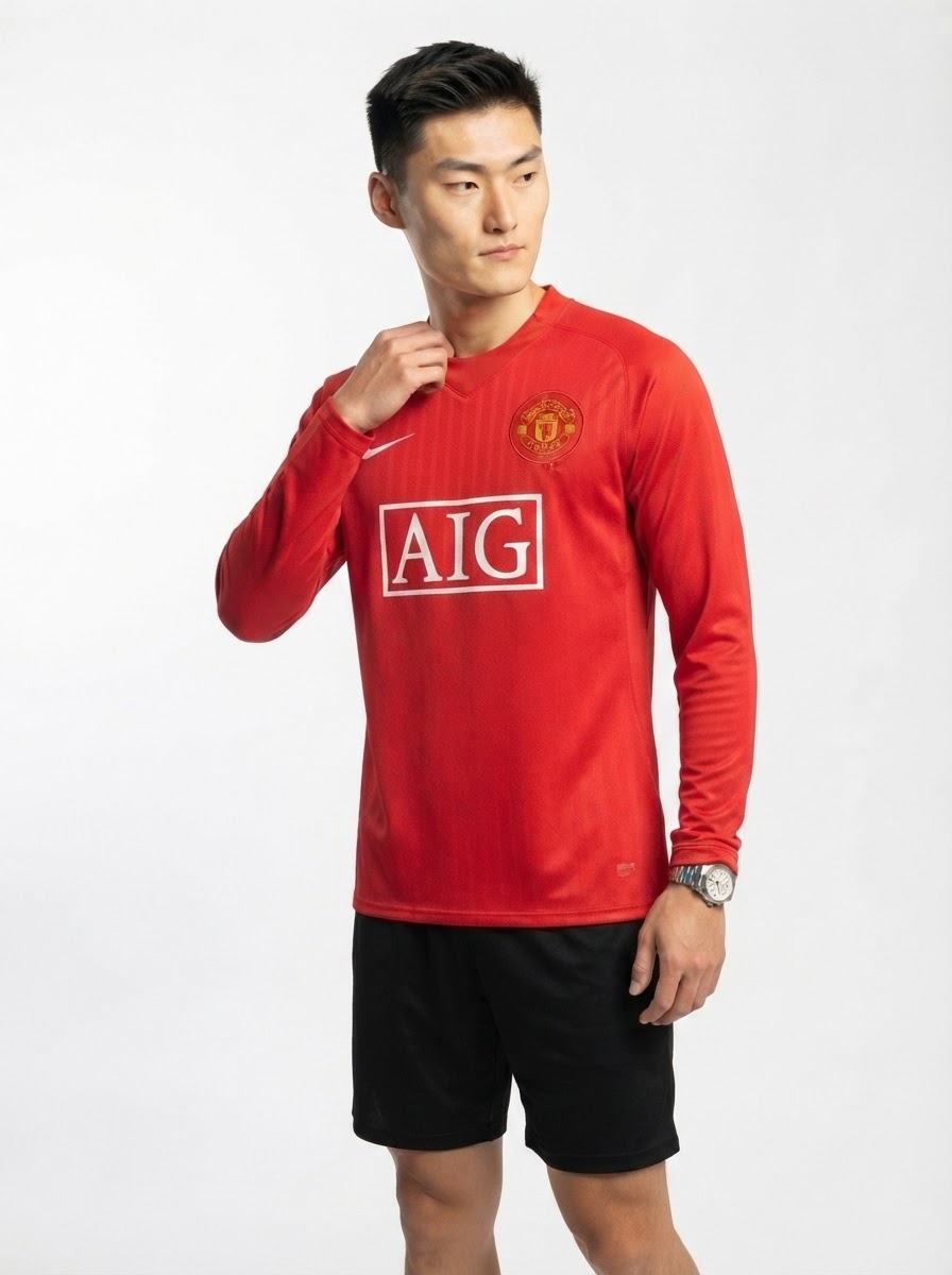 Jersey Retro Manchester United 2007/08 I Longsleeve