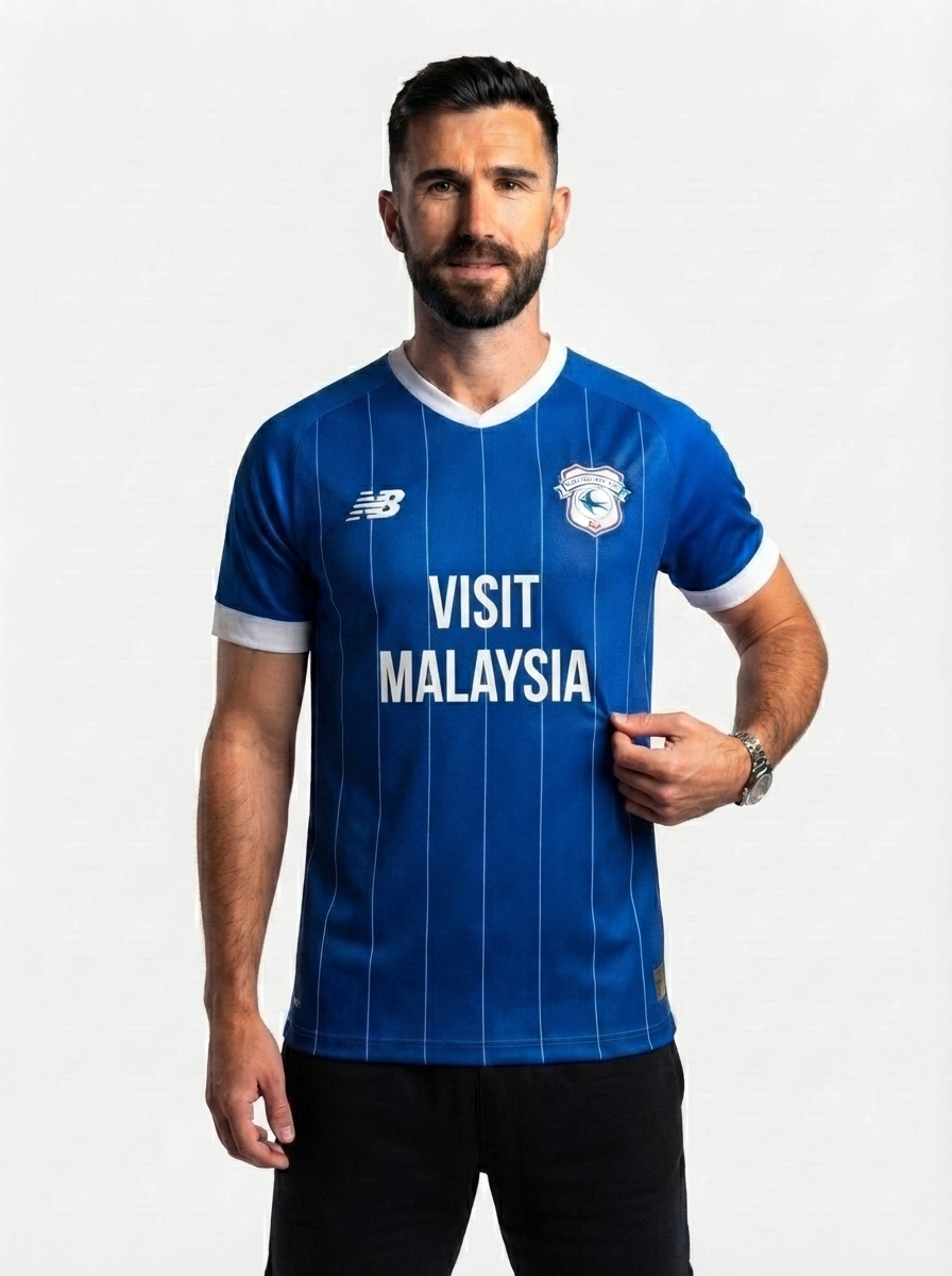 Cardiff City F.C. 2025/26 Home Jersey
