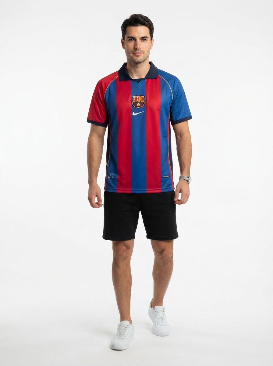 Barcelona 01/02 I Home Jersey - Retro Version