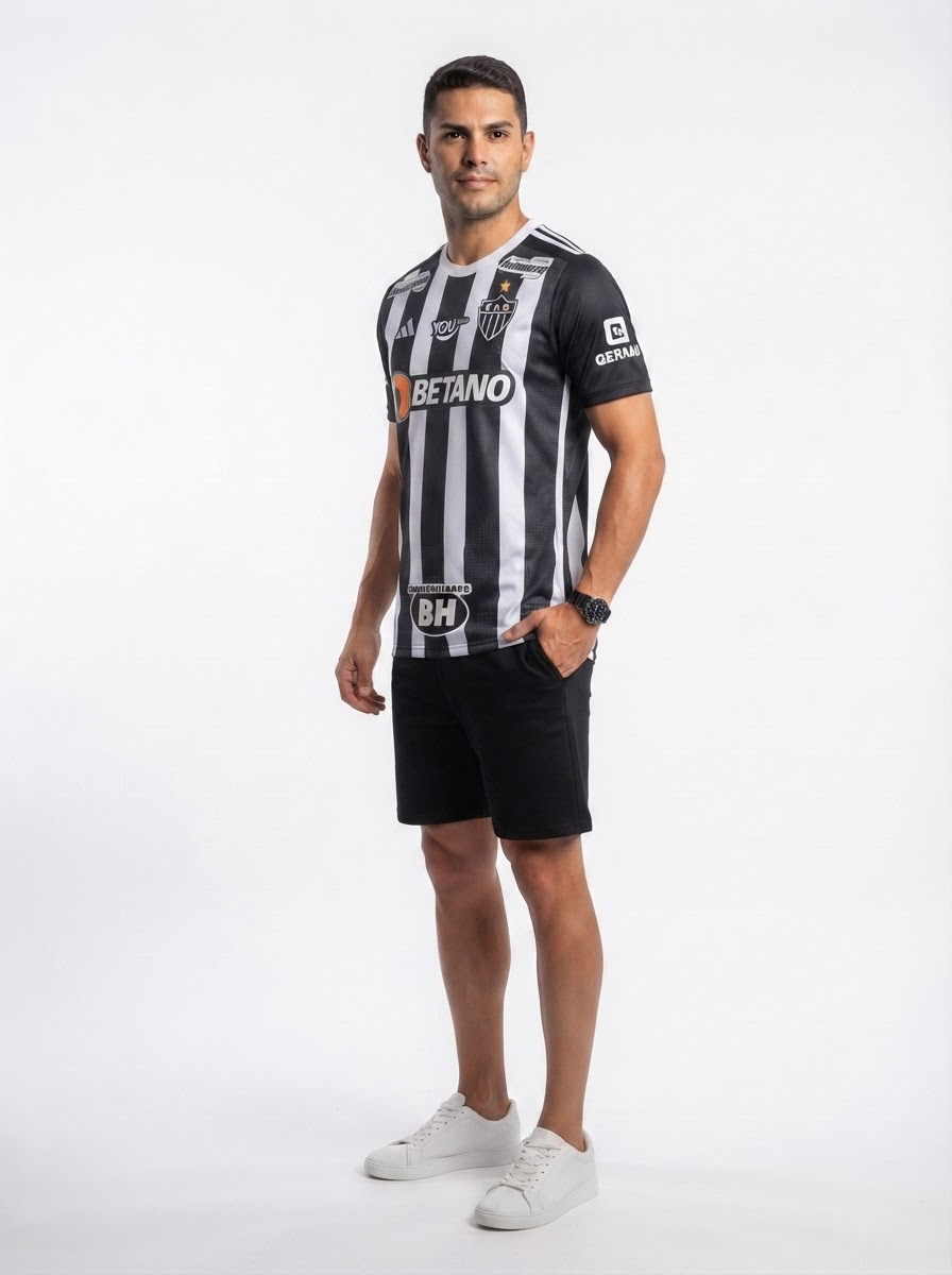 Jersey Atlético Mineiro 2024/25 I with Sponsors