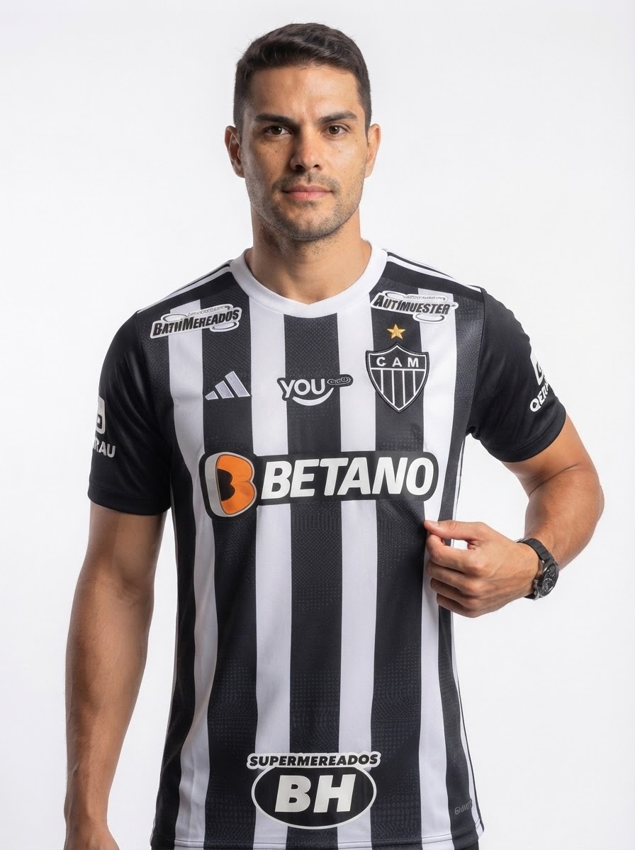 Jersey Atlético Mineiro 2024/25 I with Sponsors