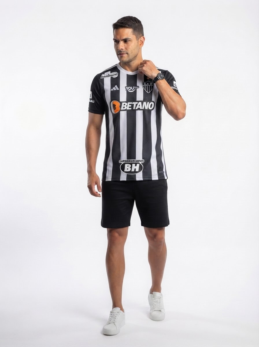 Jersey Atlético Mineiro 2024/25 I with Sponsors