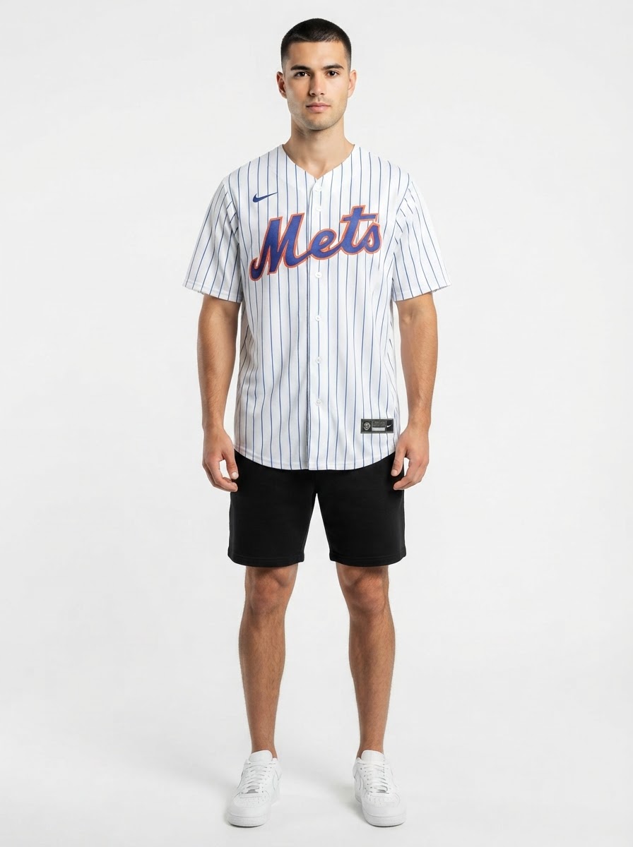 Jersey MLB New York Mets I Torcedor Masculina Listrada