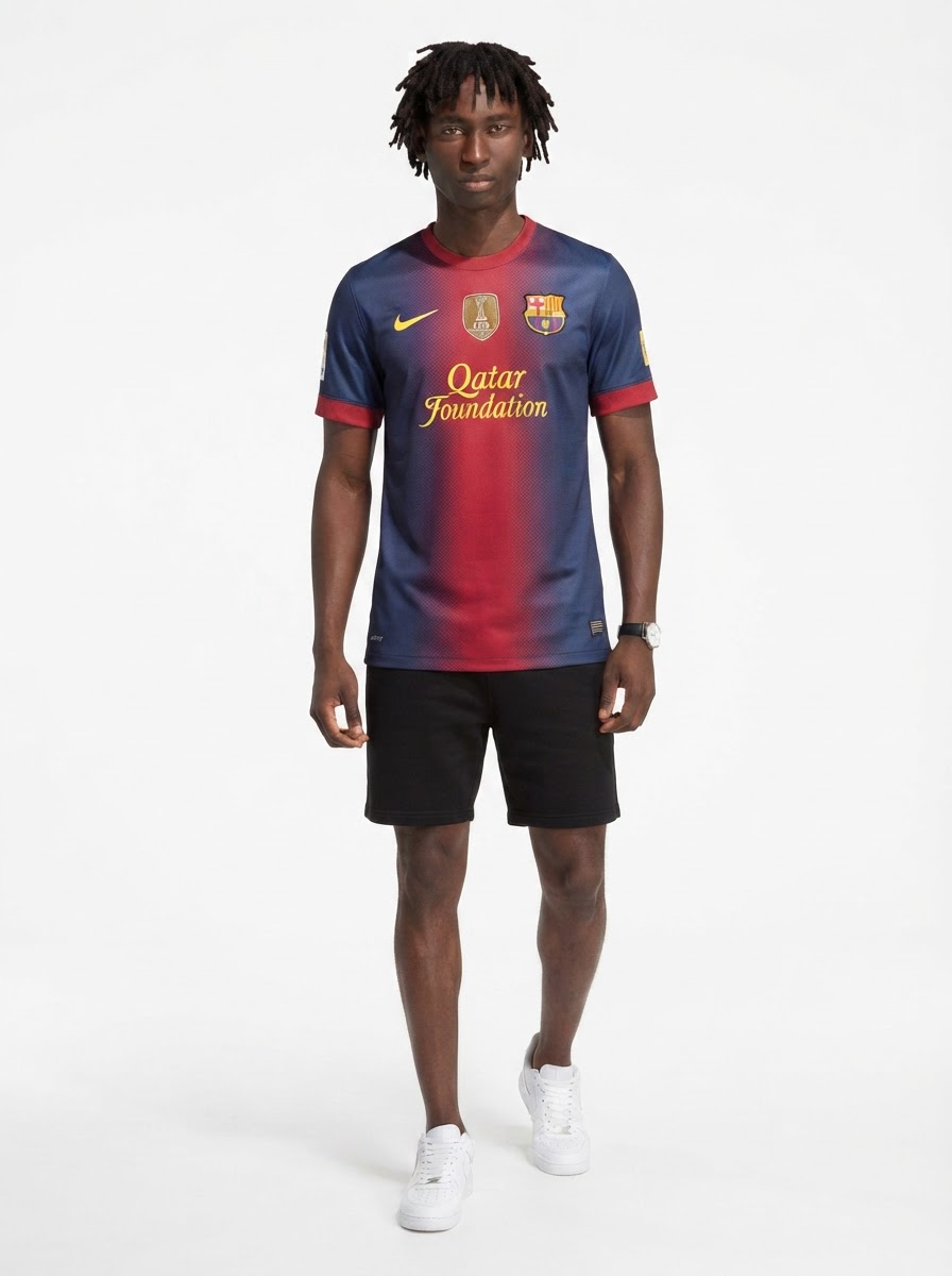 Retrô Barcelona Home 2012/13 – Patch FIFA