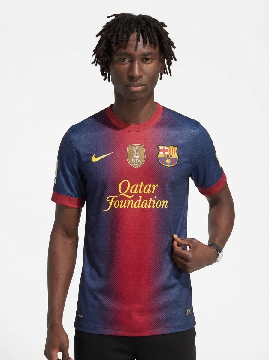 Retrô Barcelona Home 2012/13 – Patch FIFA