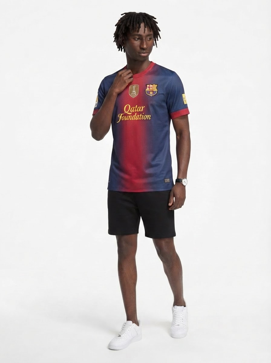 Retrô Barcelona Home 2012/13 – Patch FIFA